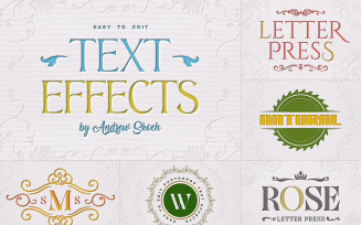 Letterpress Text & Logo Effect