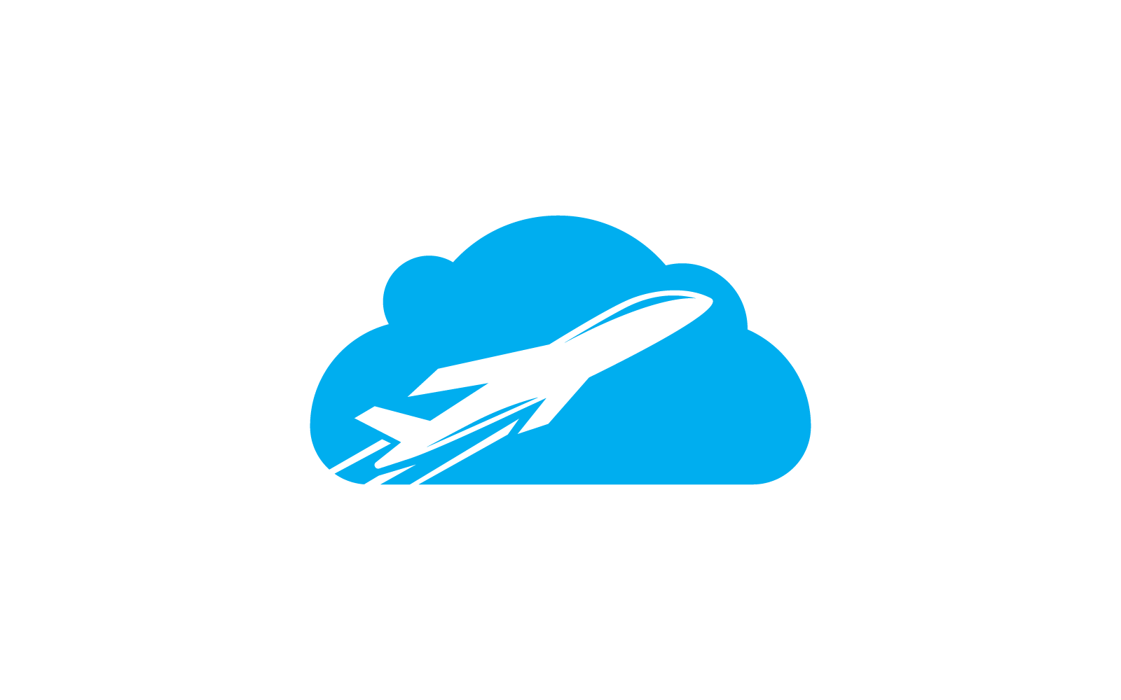 Vliegtuig illustratie logo vector pictogrammalplaatje