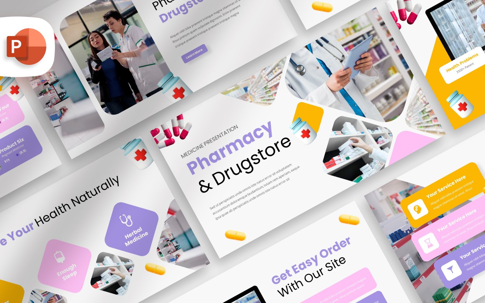 Template #384904 Pharmacy Drugstore Webdesign Template - Logo template Preview