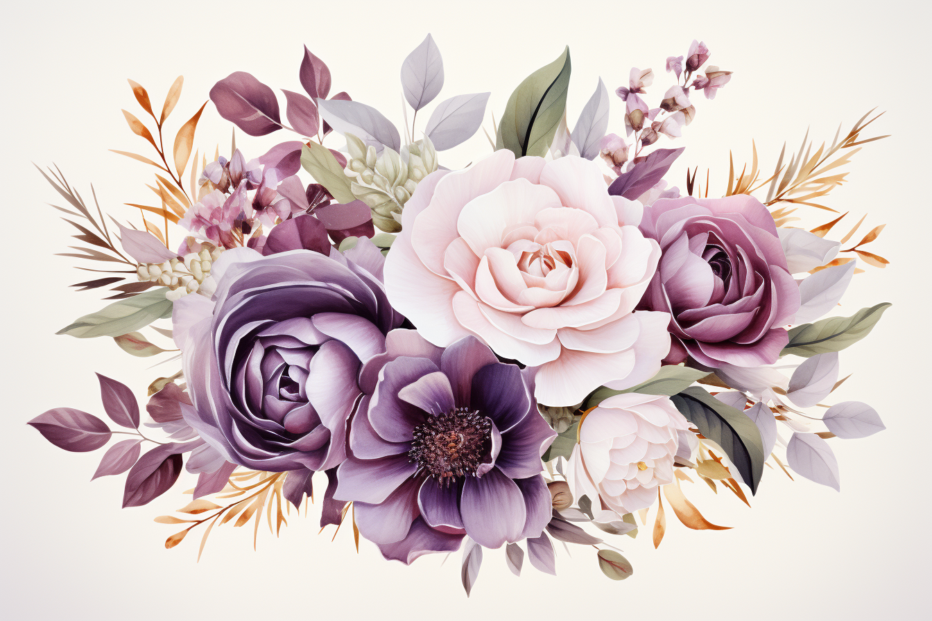 Kit Graphique #384956 Watercolour Bouquets Divers Modles Web - Logo template Preview
