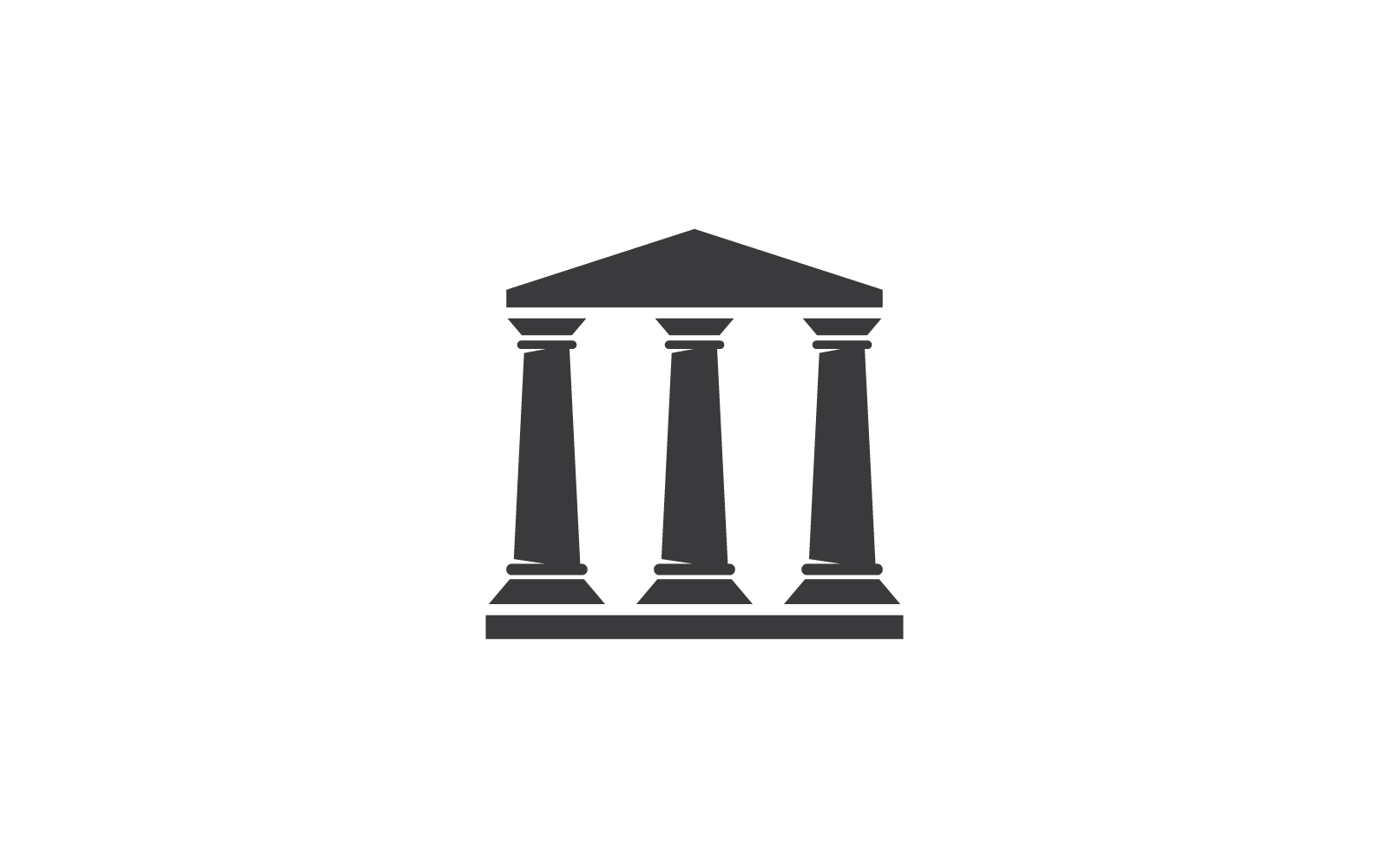Column pillar illustration vector logo template