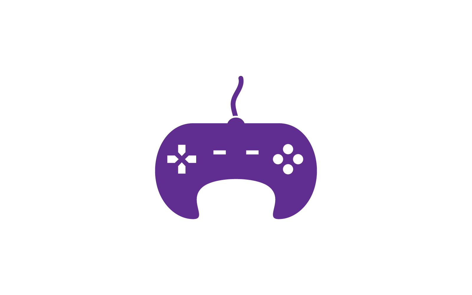 Diseño de plantilla de vector de ilustración de juego de joystick