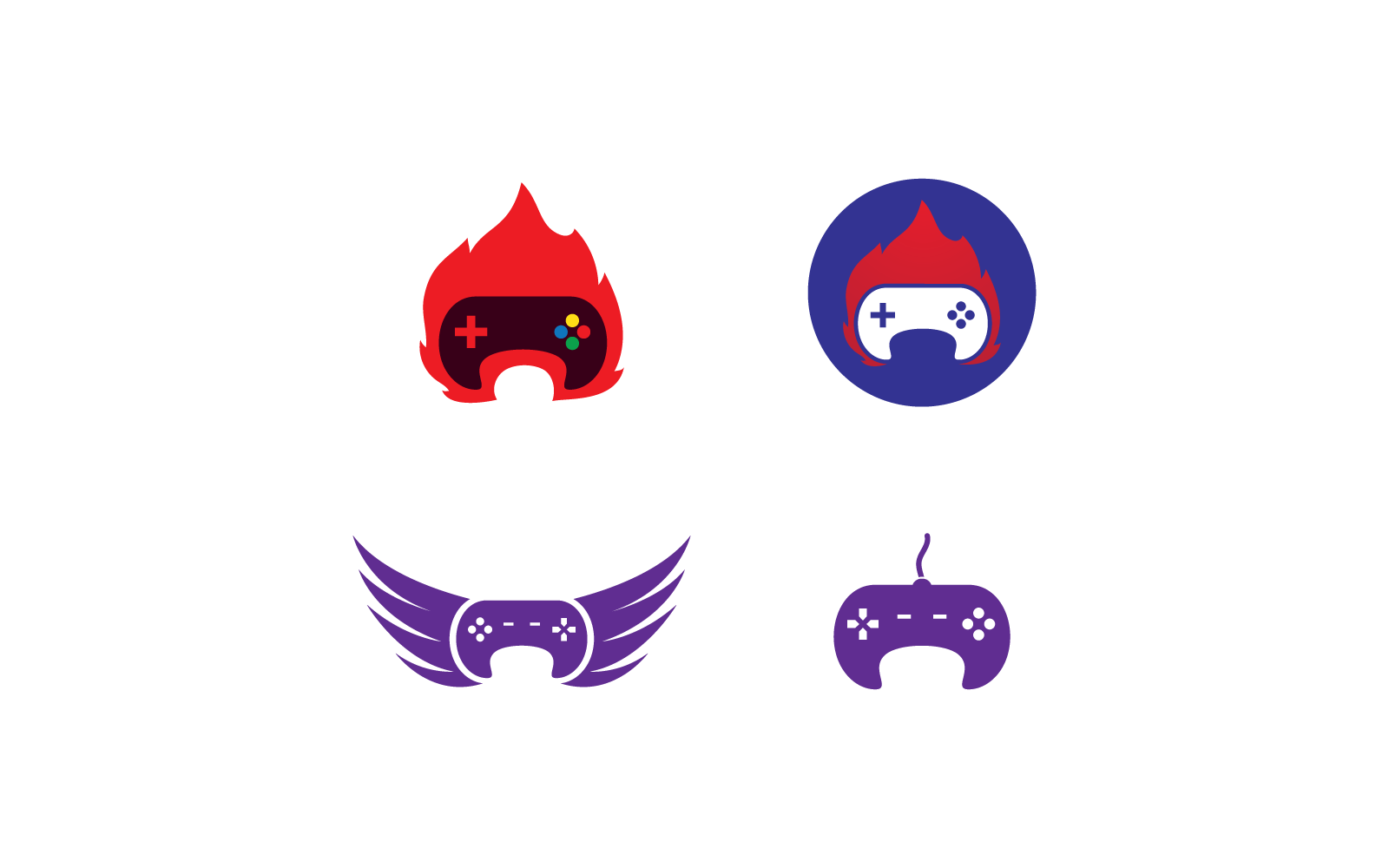 Szablon wektora ilustracji gry joystick