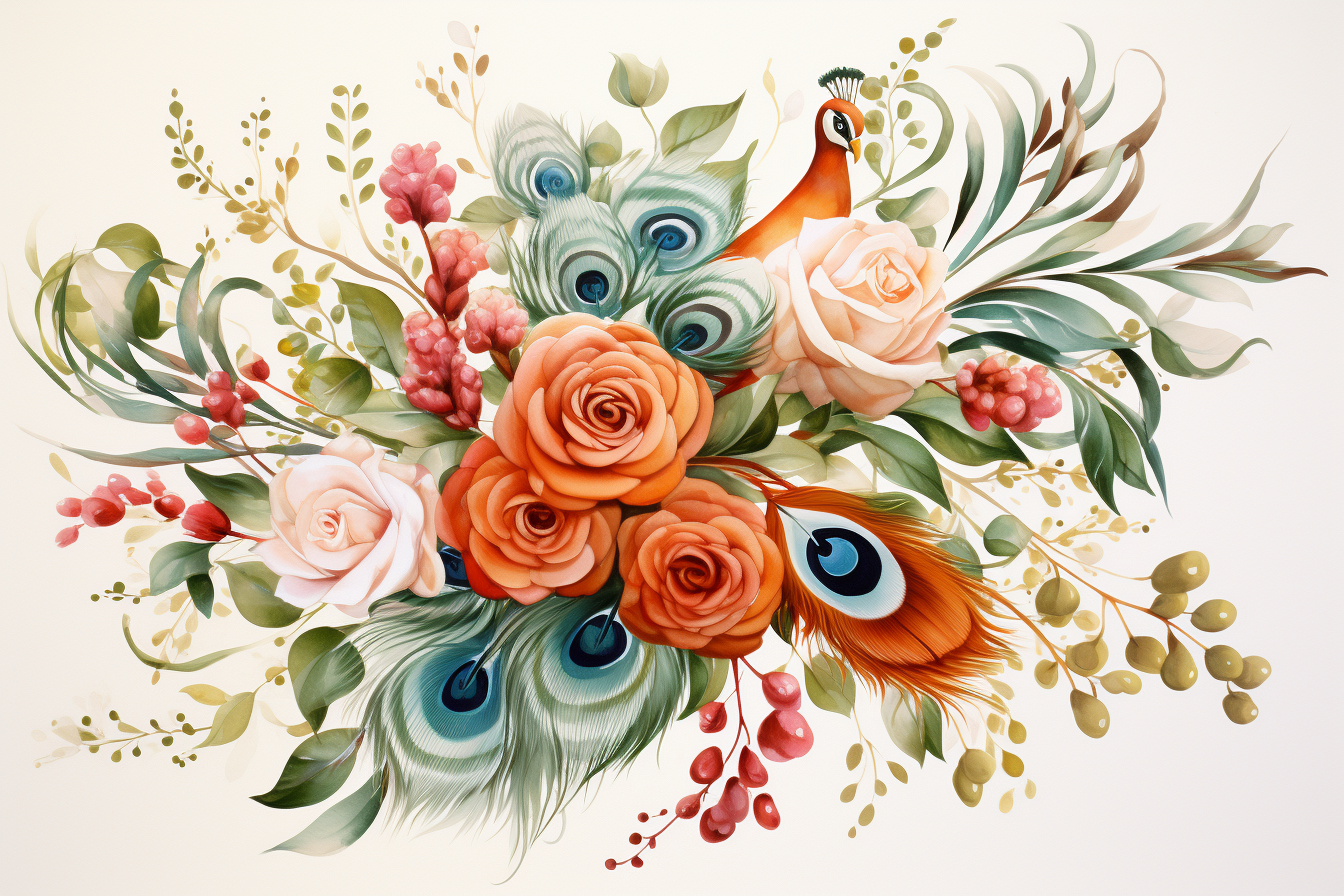 Kit Graphique #385009 Watercolour Bouquets Divers Modles Web - Logo template Preview