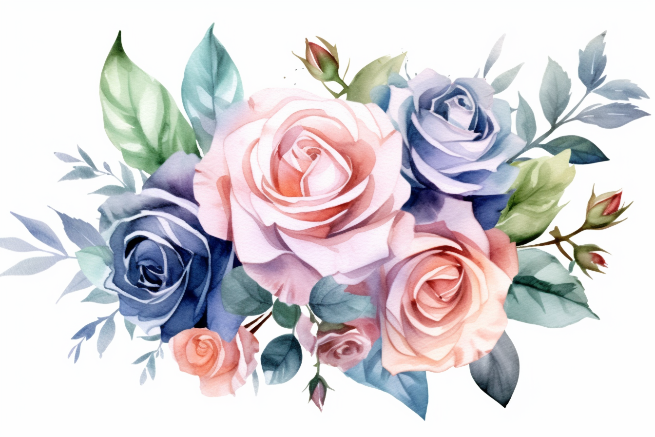 Kit Graphique #385049 Watercolour Bouquets Divers Modles Web - Logo template Preview