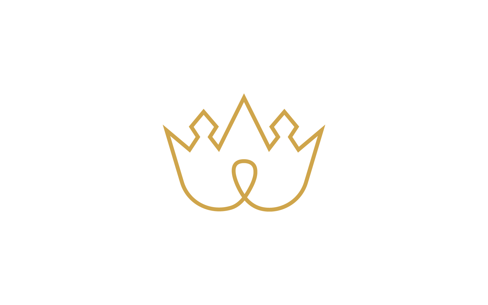 Kroon illustratie sjabloon vector ontwerp