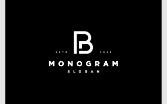 Letter BD DB Simple Monogram Logo