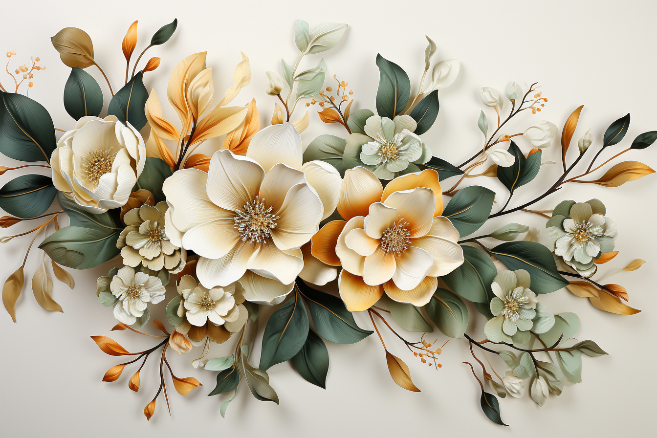 Kit Graphique #385158 Watercolour Bouquets Divers Modles Web - Logo template Preview