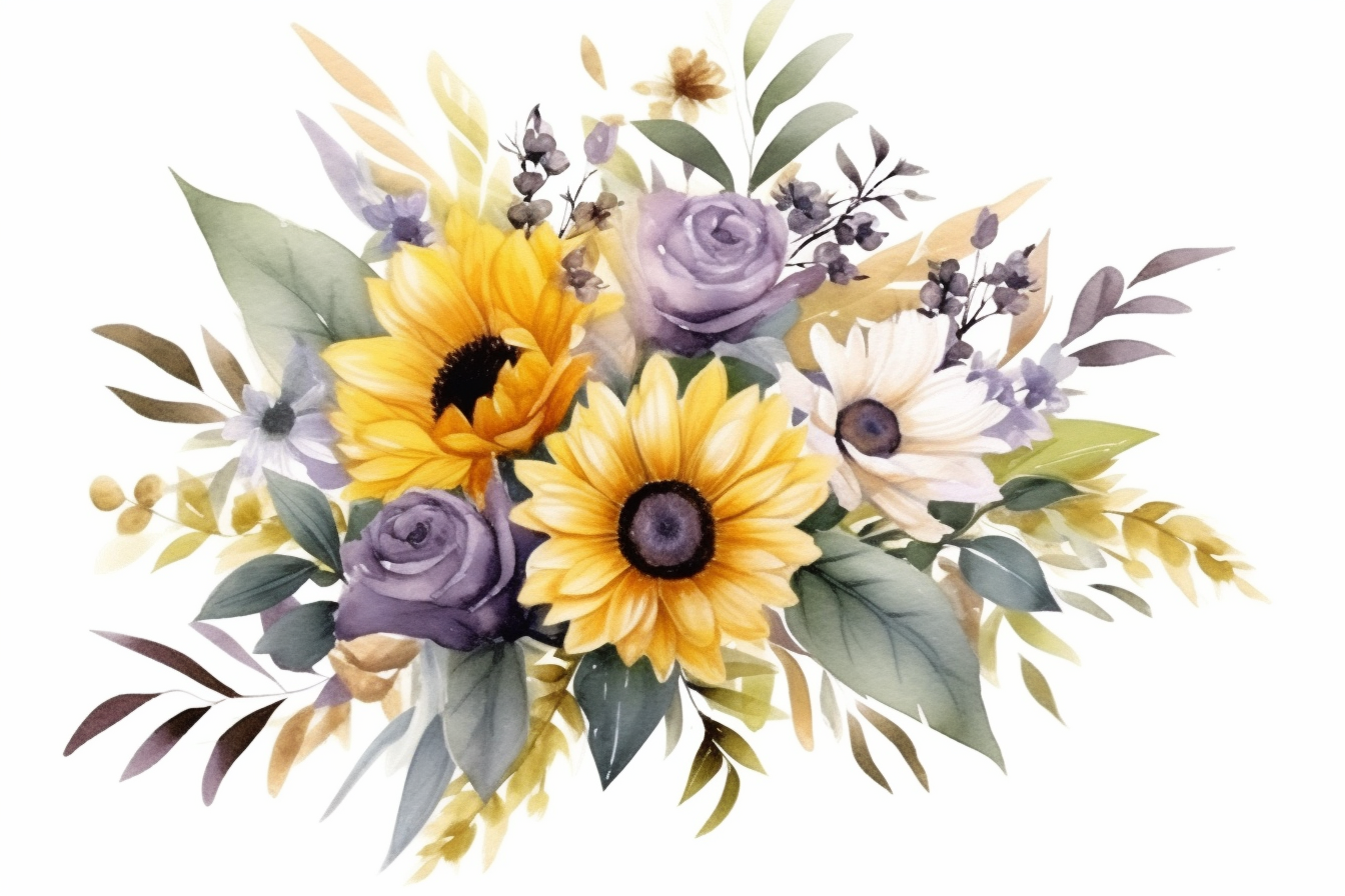 Kit Graphique #385164 Watercolour Bouquets Divers Modles Web - Logo template Preview
