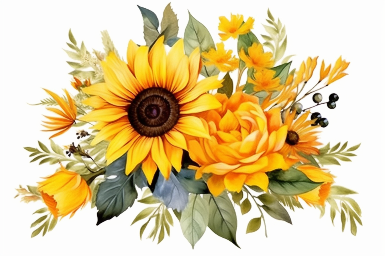 Kit Graphique #385178 Watercolour Bouquets Divers Modles Web - Logo template Preview