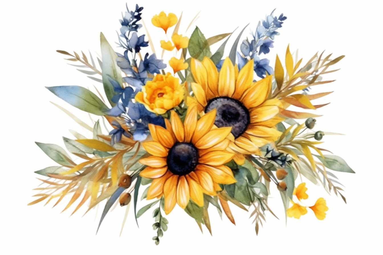 Kit Graphique #385181 Watercolour Bouquets Divers Modles Web - Logo template Preview