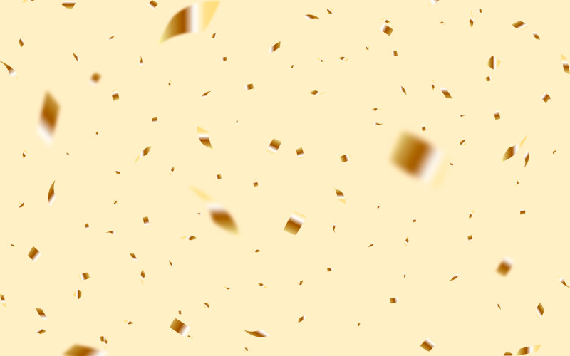 Beautiful confetti falling background vector for sale Background