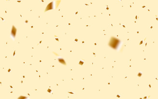 Beautiful confetti falling background vector