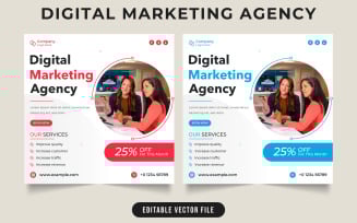 Creative marketing business promotional poster