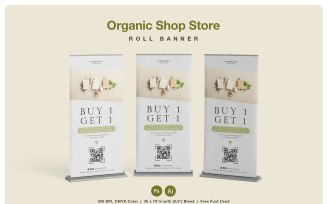Natural Store Roll Up Banner