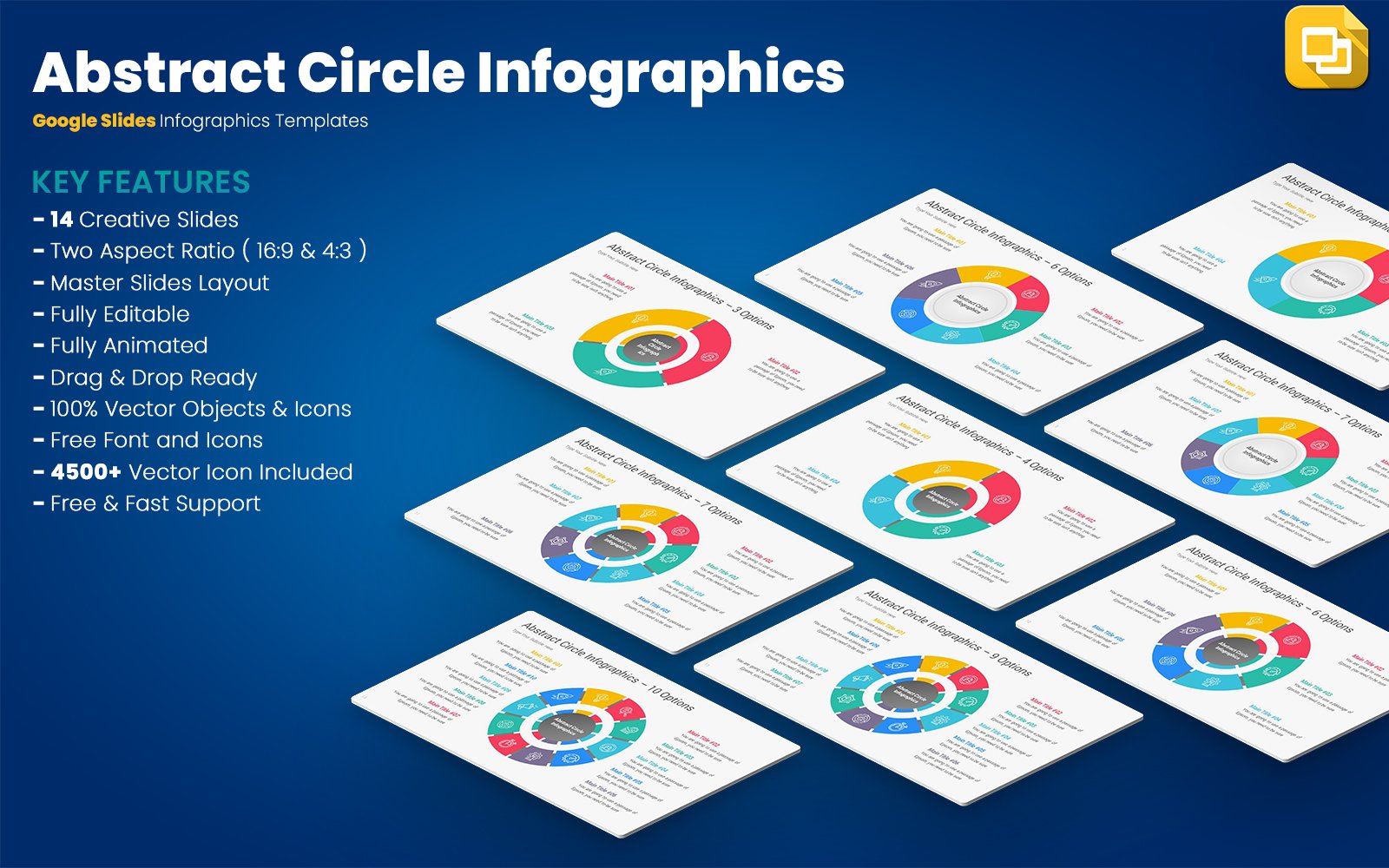 Kit Graphique #385316 Circle Infographics Divers Modles Web - Logo template Preview