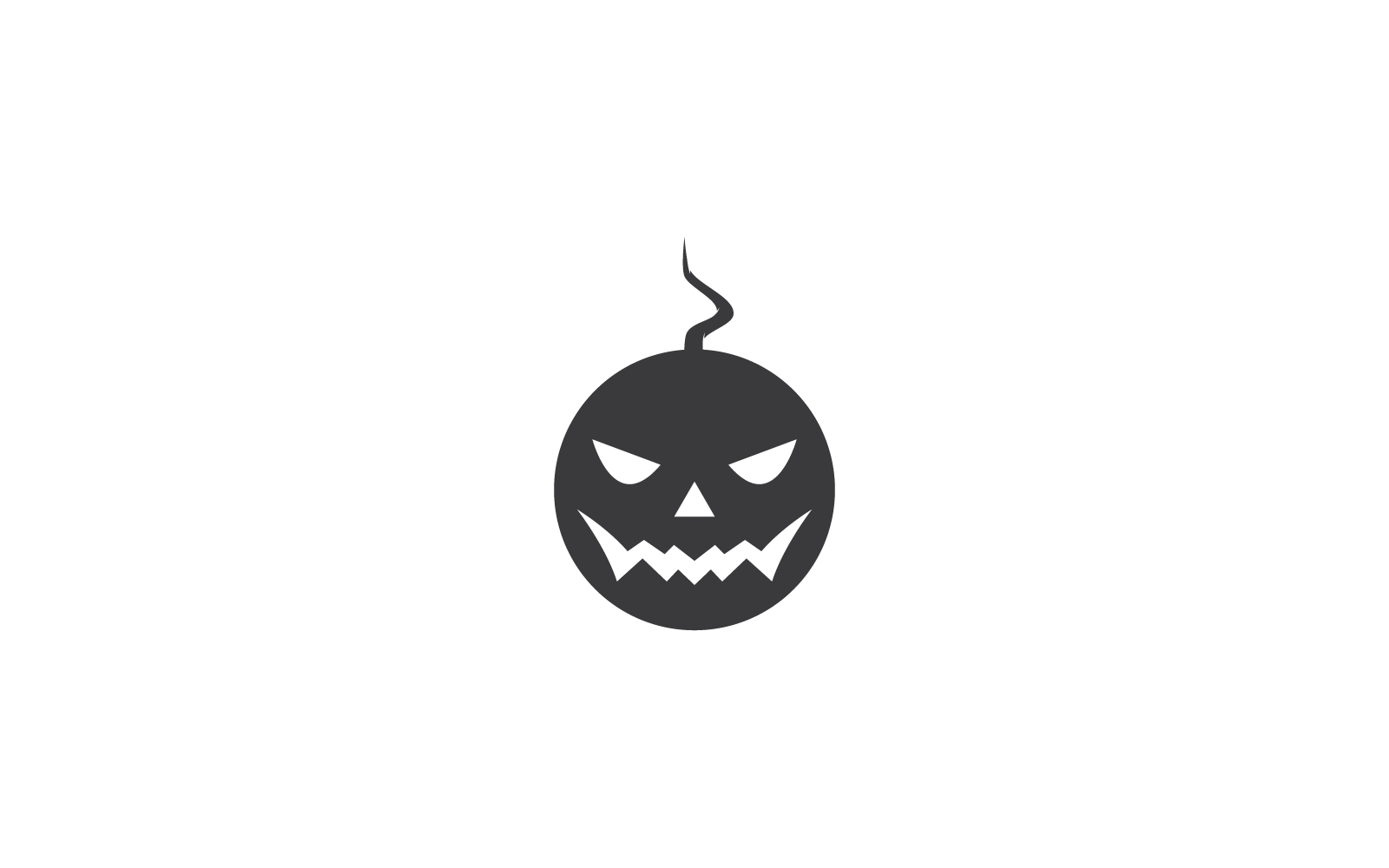 Black Ghost ilustration icon vector template