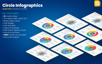 Circle Infographics Google Slides templates
