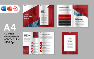 Modern Bifold Brochure Template Design