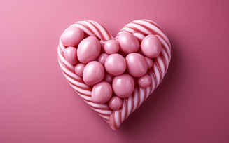 Candy Hearts Valentine day illustration 02