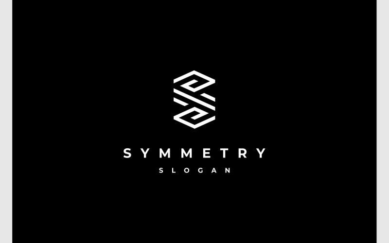 Letter S Geometric Monogram Logo Logo Template