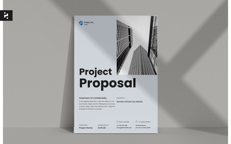 Simple Minimal Project Proposal Corporate Identity