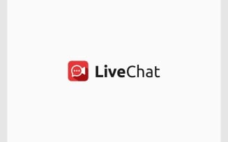 Chat Bubble Video Call App Logo