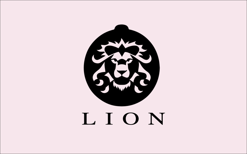 Lion head logo design vector template Logo Template