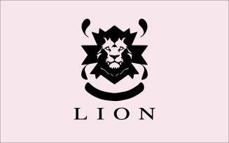 Lion Logo Design Template V12