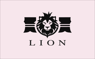 Lion Logo Design Template V14
