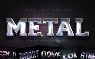 Metal Text Effects - Photoshop Templates