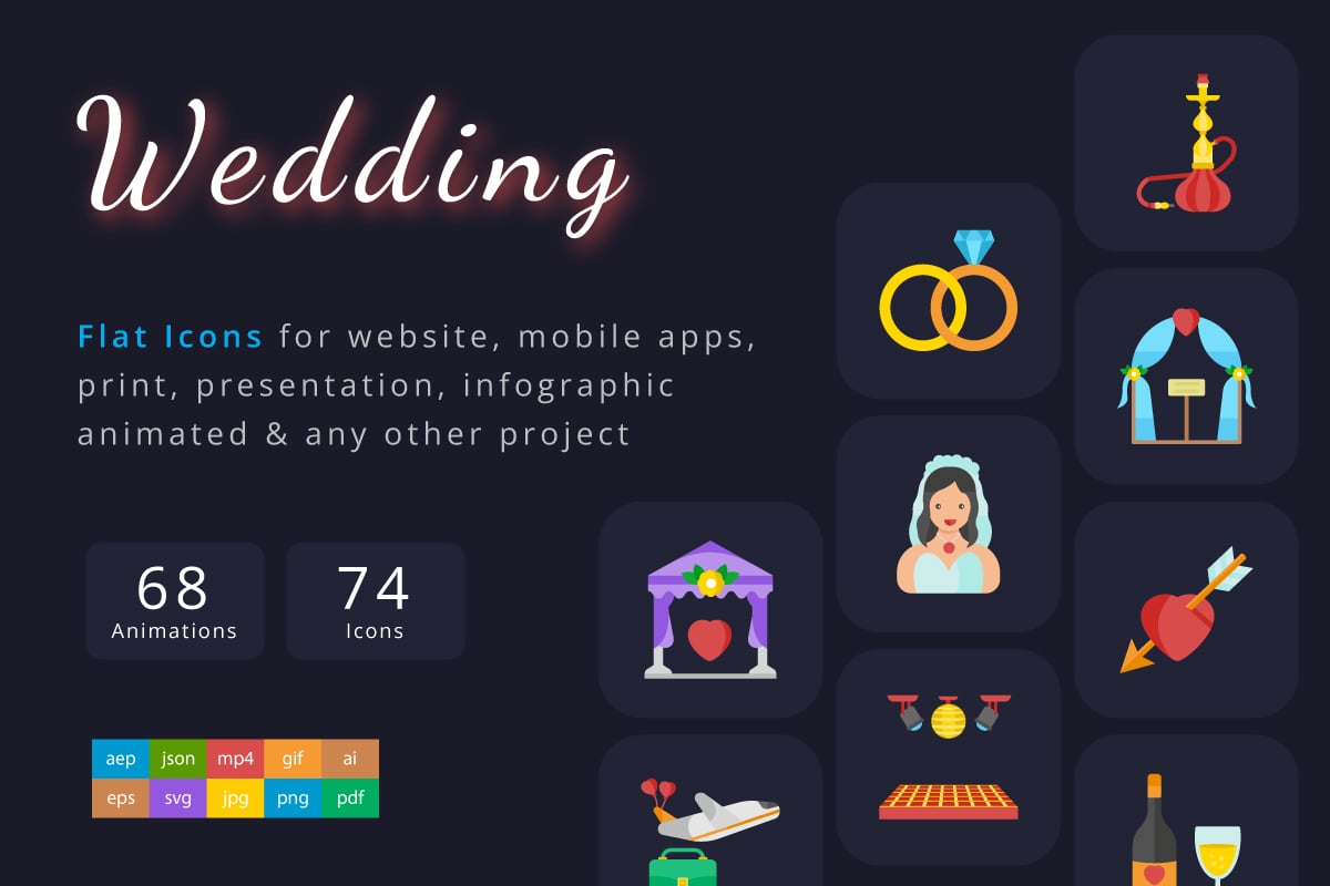 Kit Graphique #385860 Wedding Marriage Divers Modles Web - Logo template Preview
