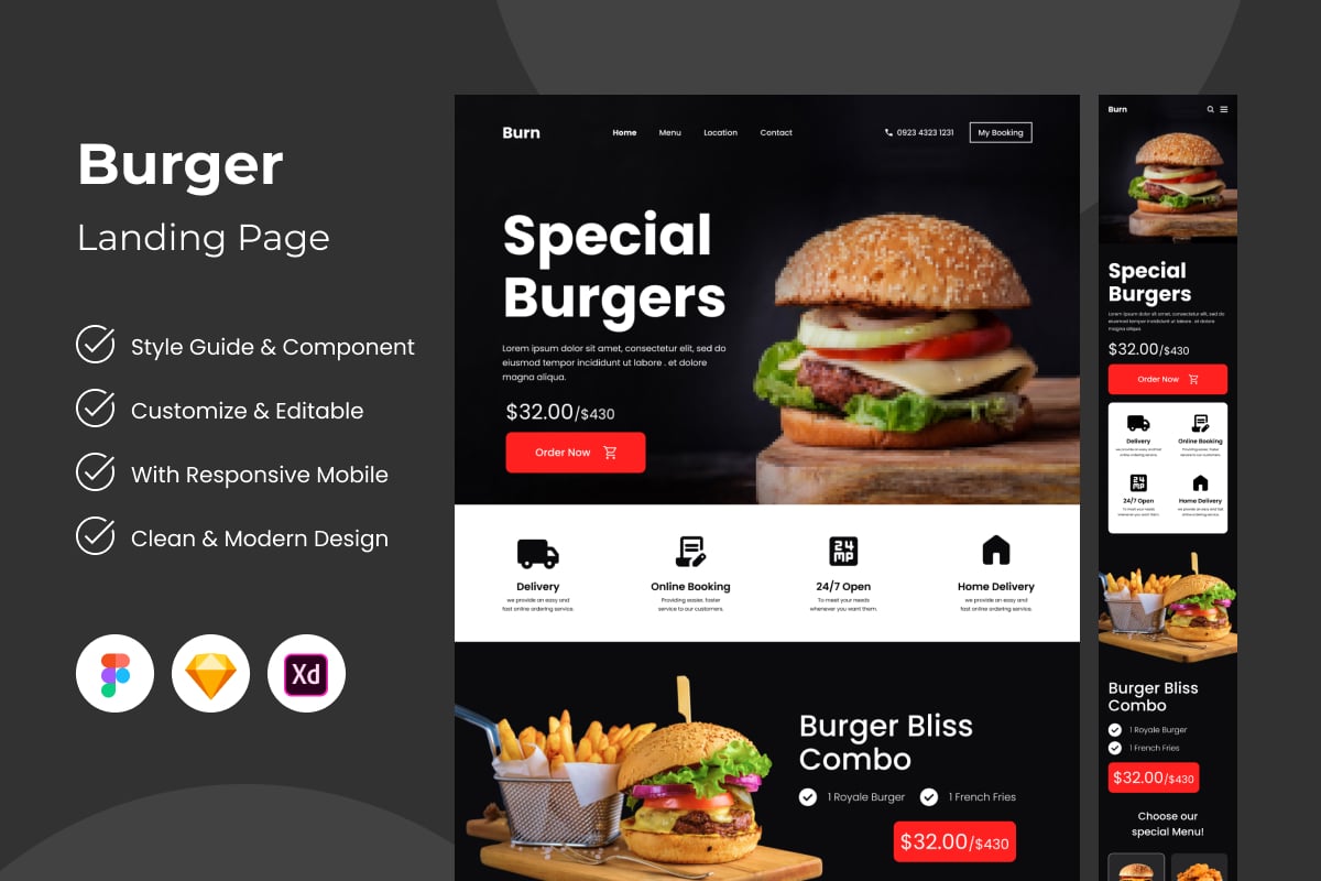 Template #385888 Order Foods Webdesign Template - Logo template Preview