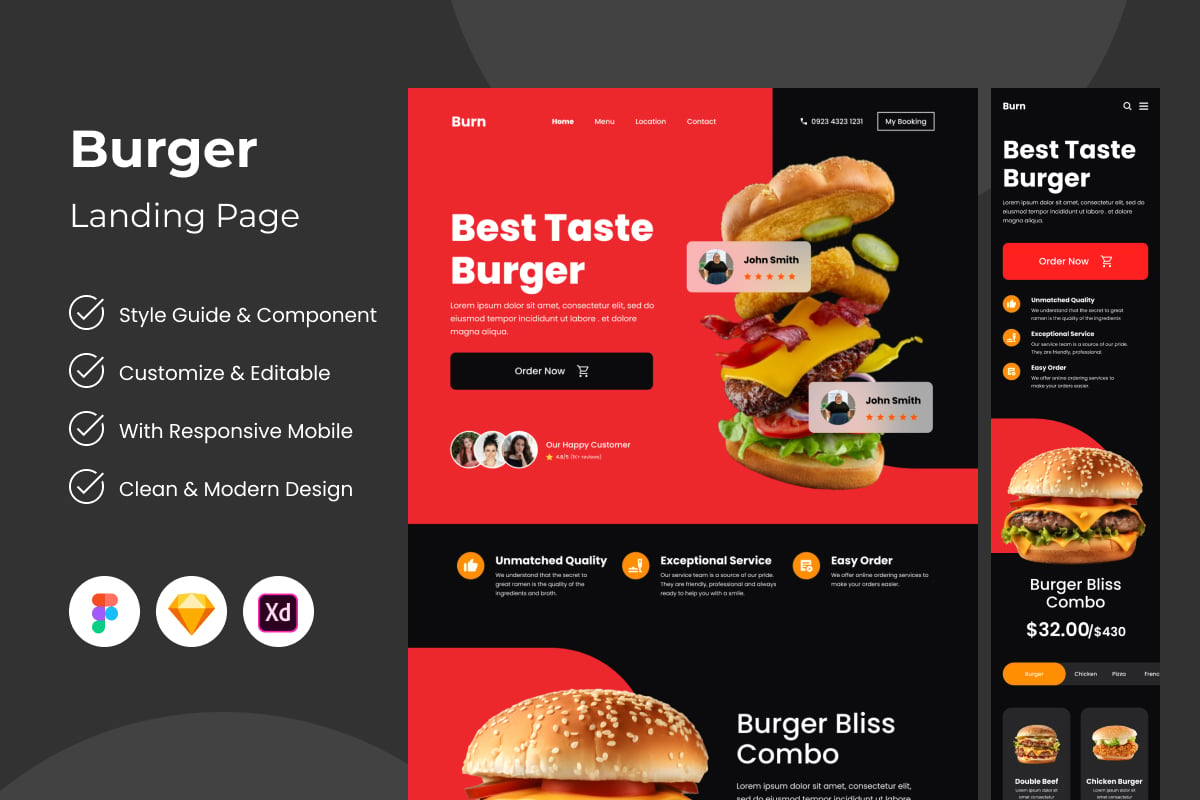 Kit Graphique #385889 Commande Aliments Web Design - Logo template Preview