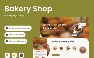 Misu - Bakery Shop Landing Page