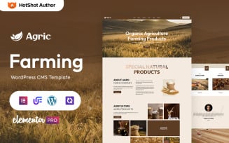 Agric - Agro Multipurpose WordPress Elementor Theme