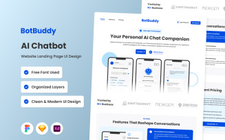 BotBuddy - AI Chatbot Website Landing Page V2