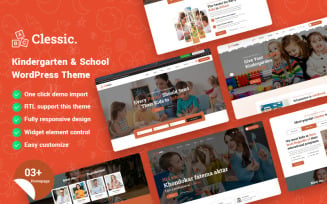 Clessic - Children Kindergarten WordPress Theme