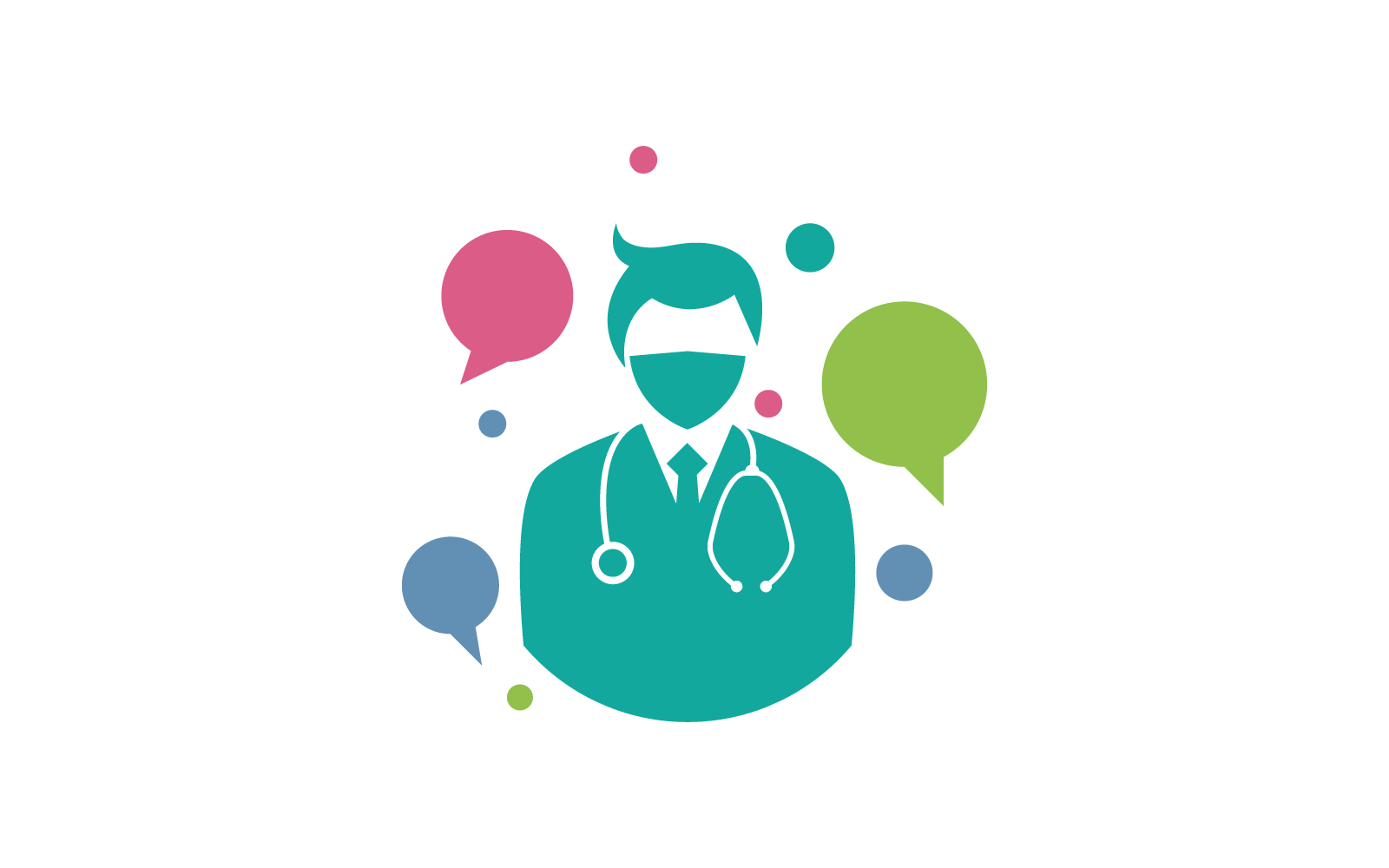 Illustration of health workers,doctor and nurse design vector