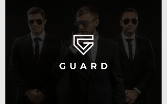 Letter G Shield Guard Security Logo