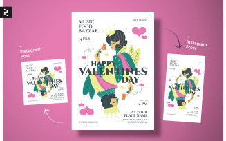 Creative Valentine Day Flyer Template