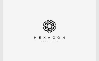 Hexagon Geometric Modern Logo