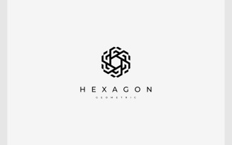 Hexagon Geometric Modern Logo