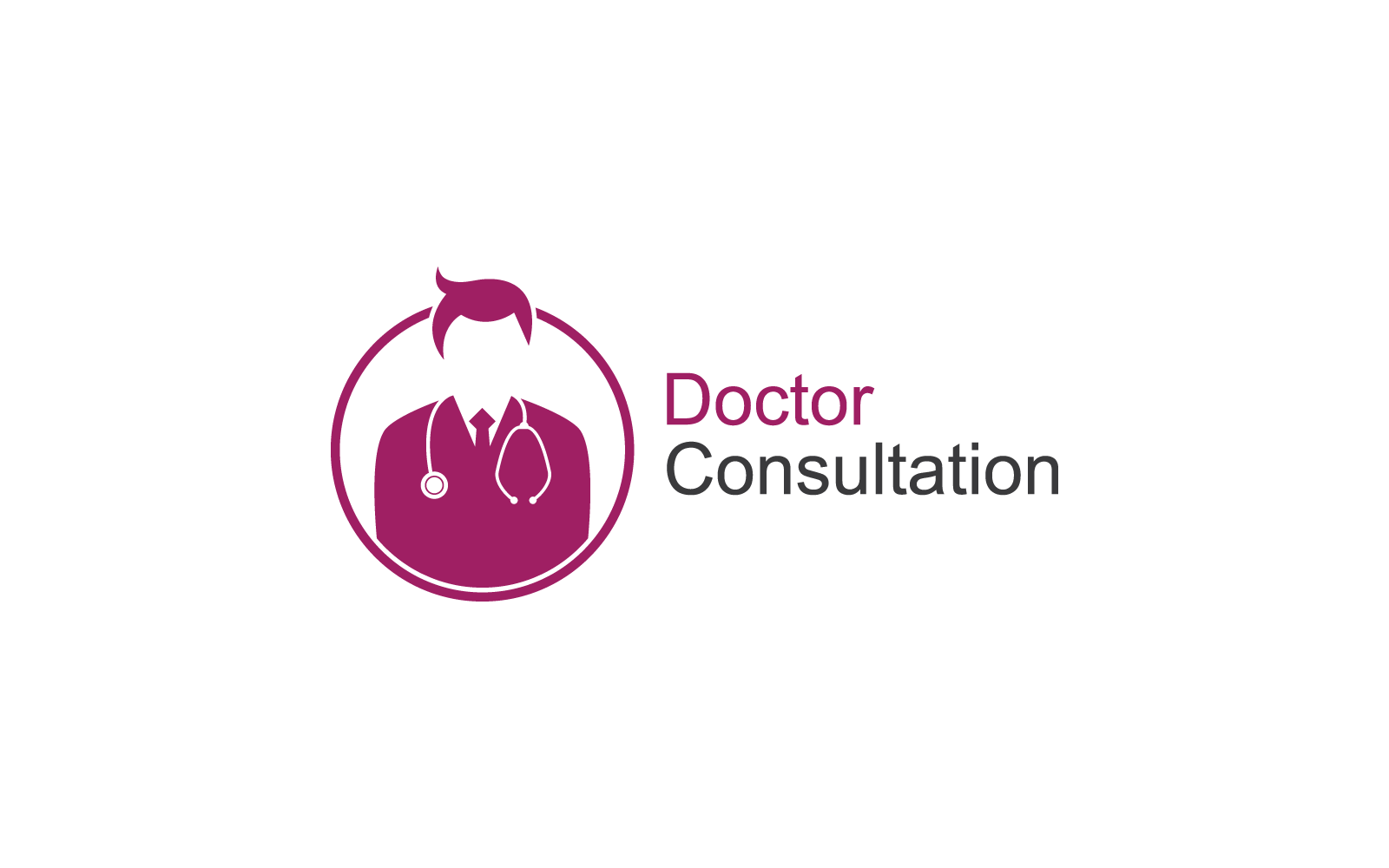 Illustration of health workers,doctor icon vector design