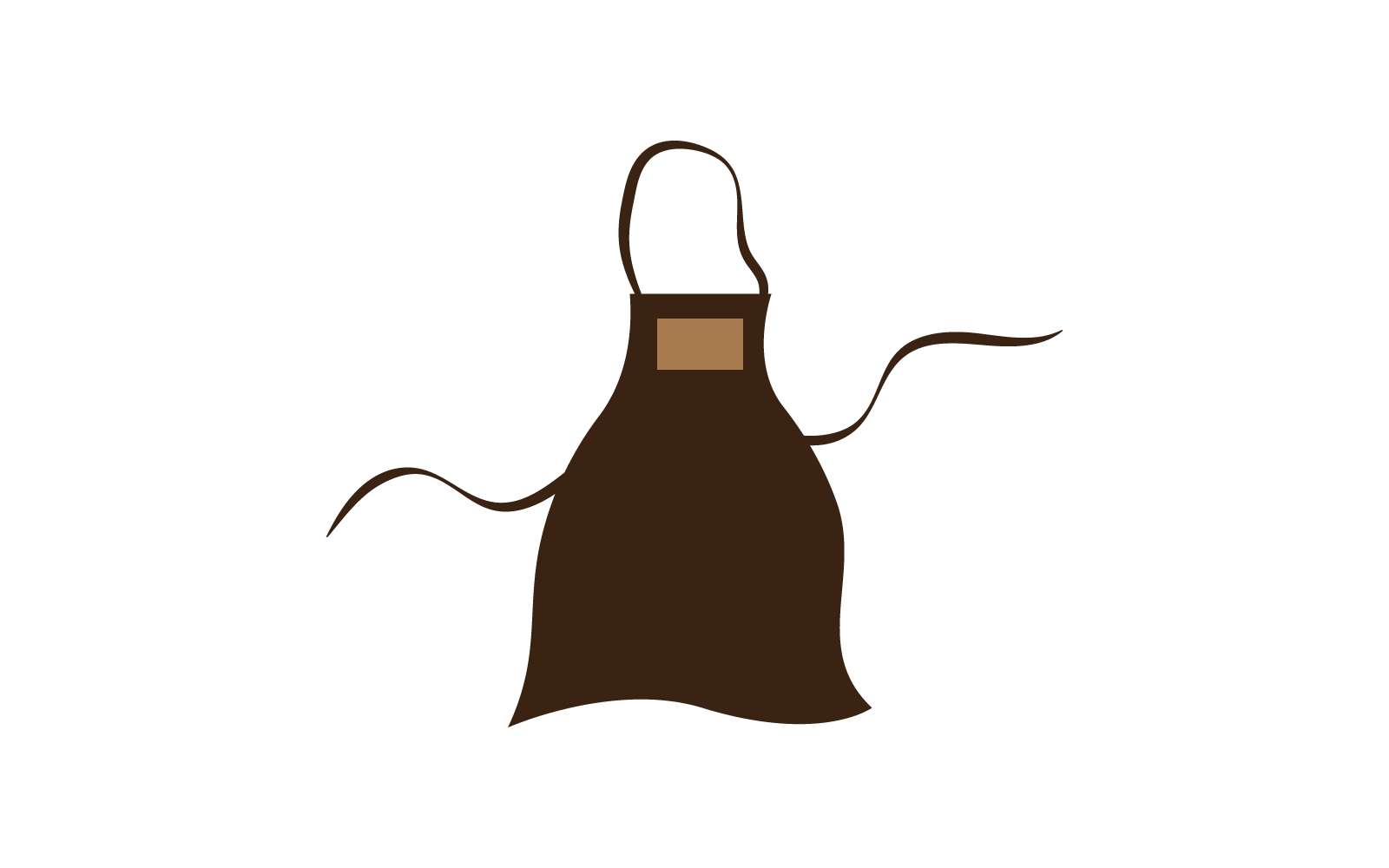 Modello di illustrazione vettoriale dell&amp;#39;icona del logo del grembiule