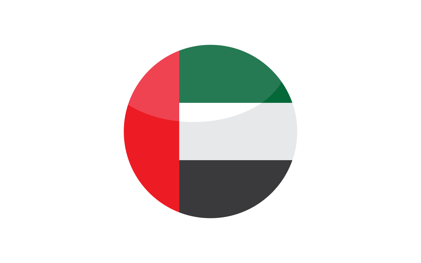 Uni emirate arab flag illustration vector design template