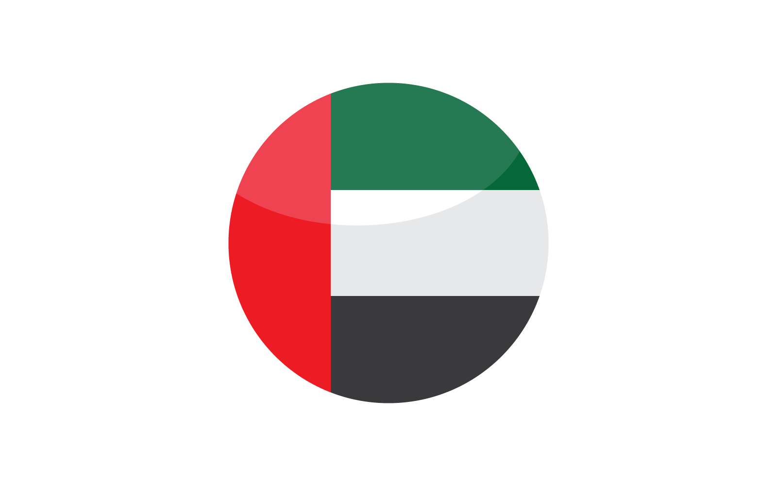Uni emirate arab flag illustration vector design template