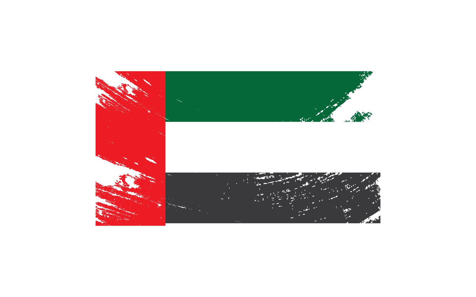 Uni emirate arab flag illustration vector template design Logo Template