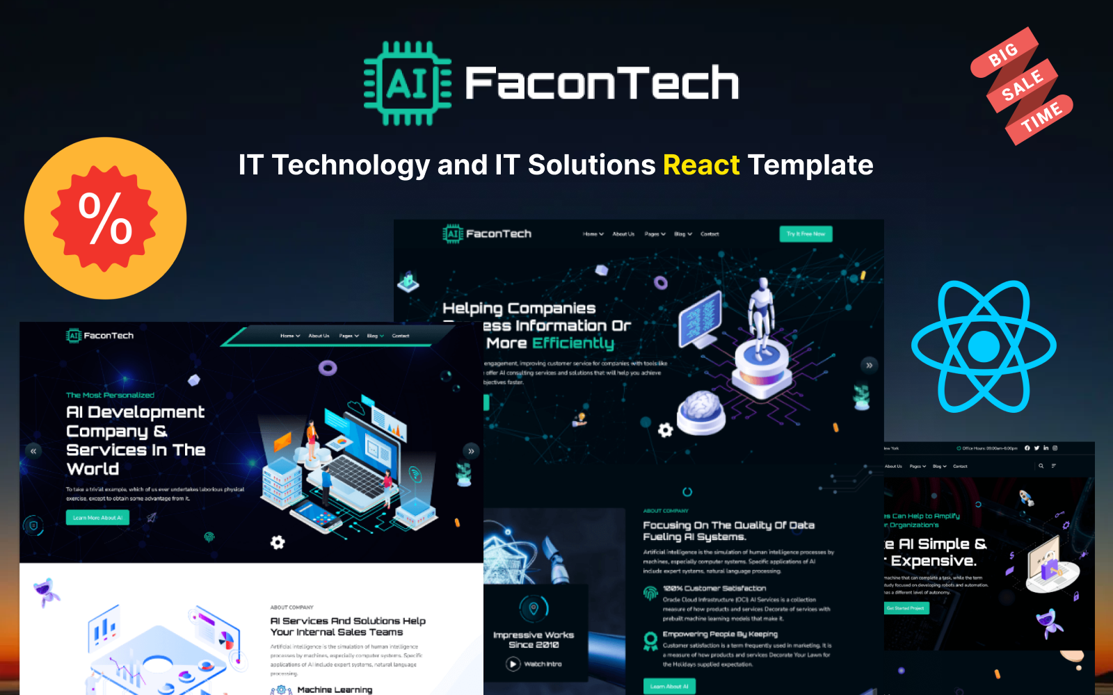 FaconTech - IT Technology and IT Solutions React Template