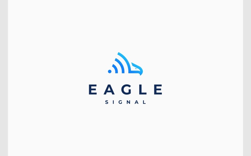 Eagle Hawk Signal Technology Logo Logo Template
